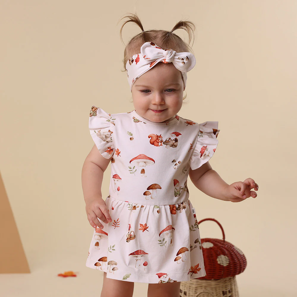 Gnomes Short Sleeve Organic Dress - Image 10