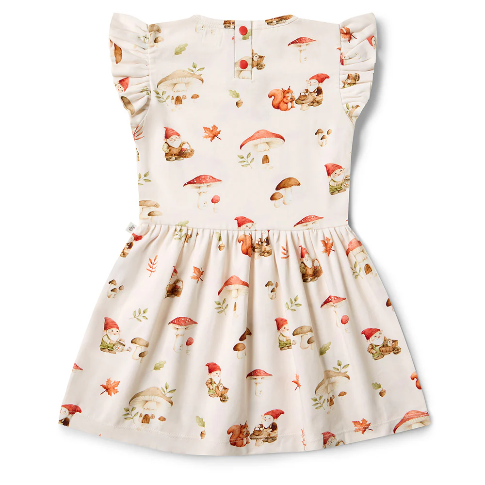 Gnomes Short Sleeve Organic Dress - Image 12