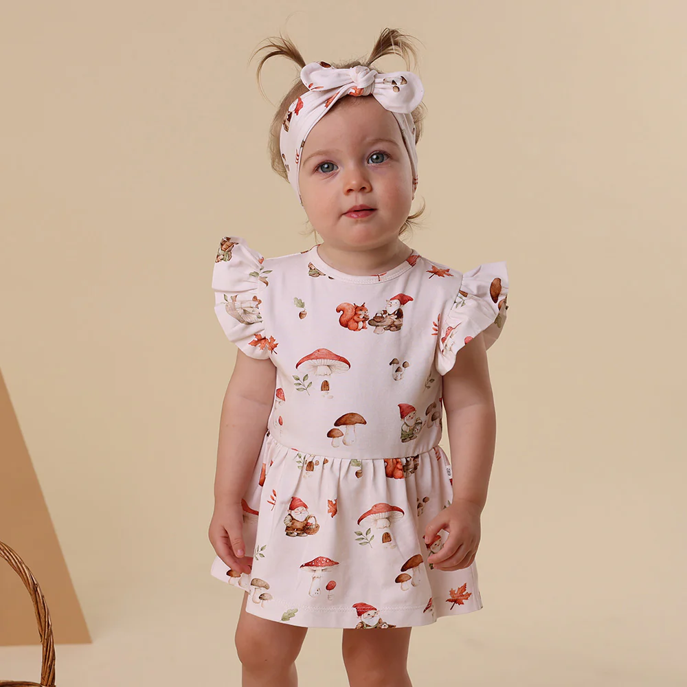 Gnomes Short Sleeve Organic Dress - Image 13