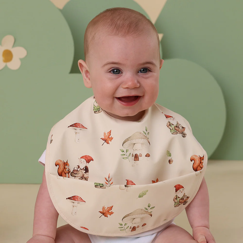 Gnomes Snuggle Bib