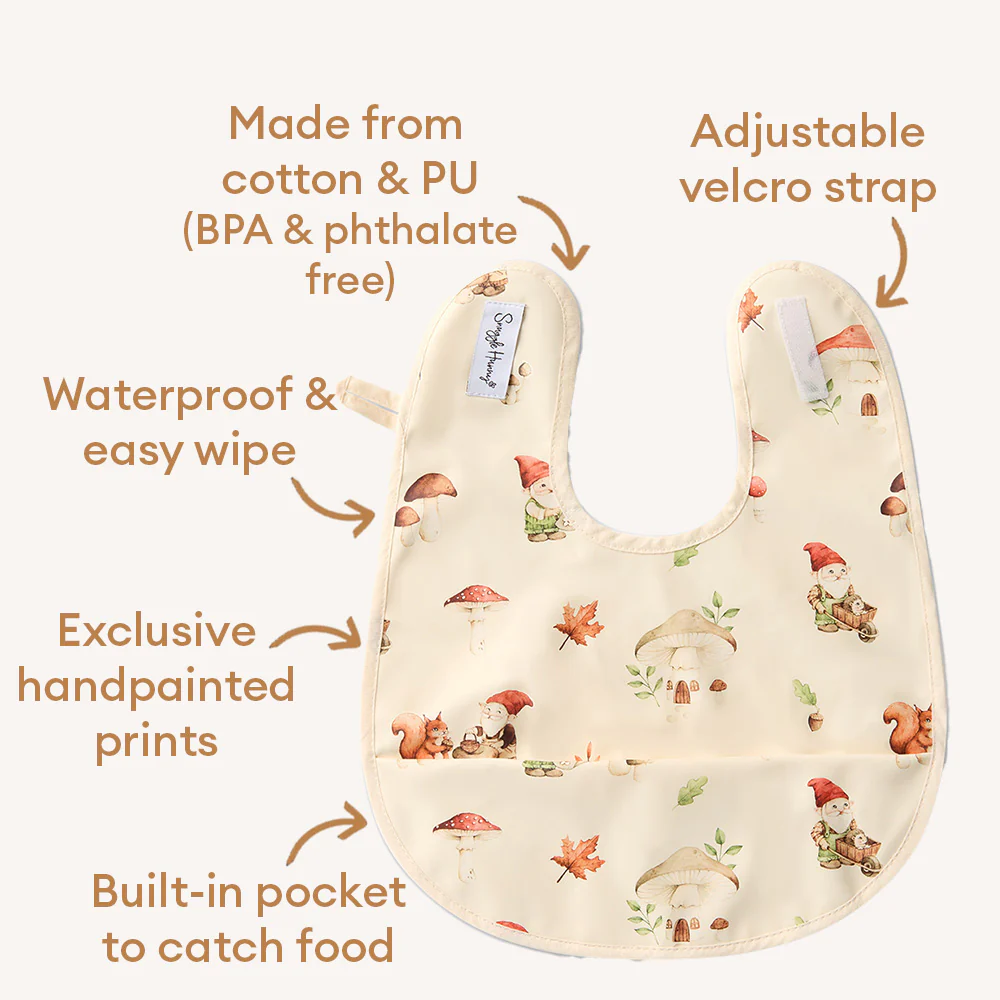 Gnomes Snuggle Bib - Image 4