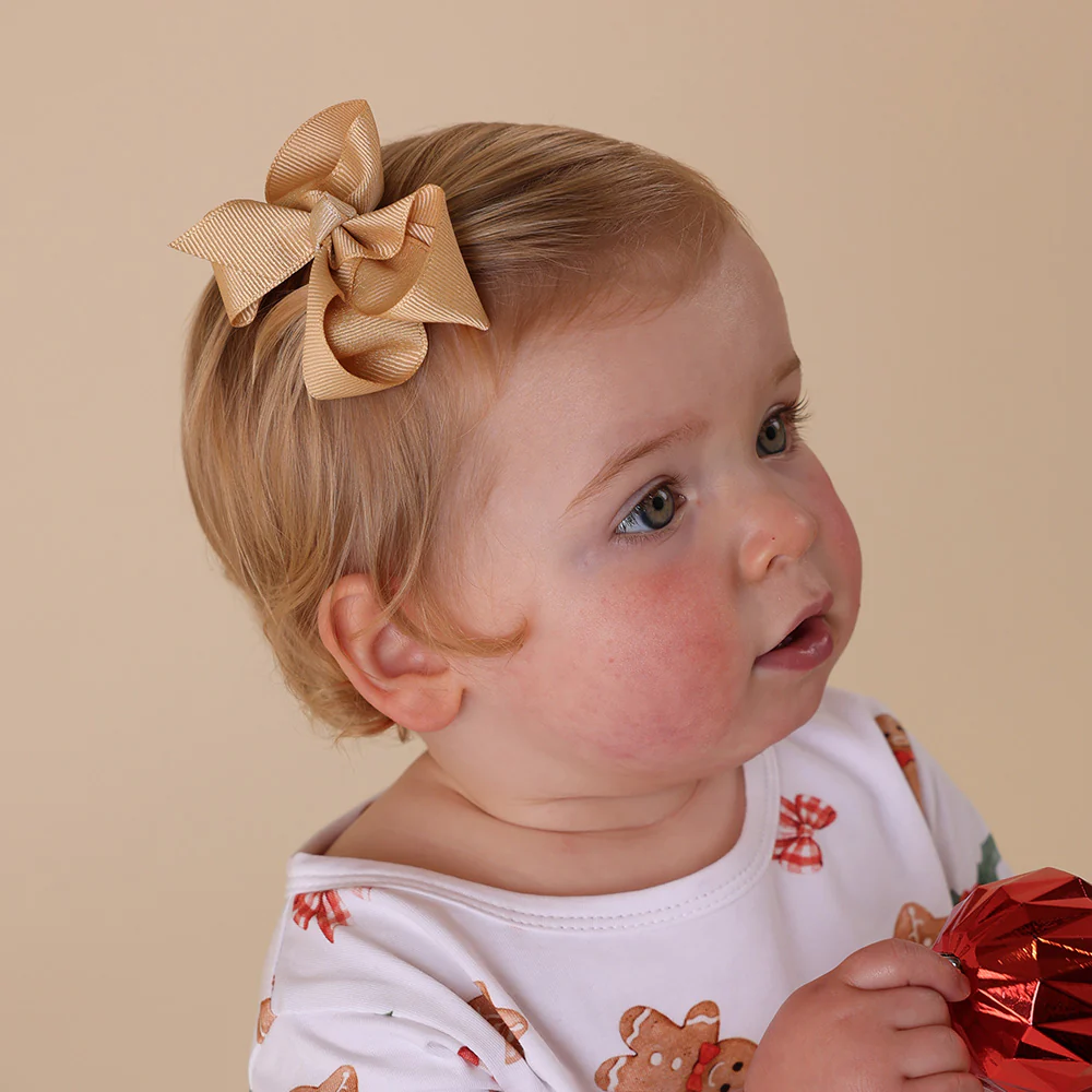 Gold Bow Hair Clip - Image 3