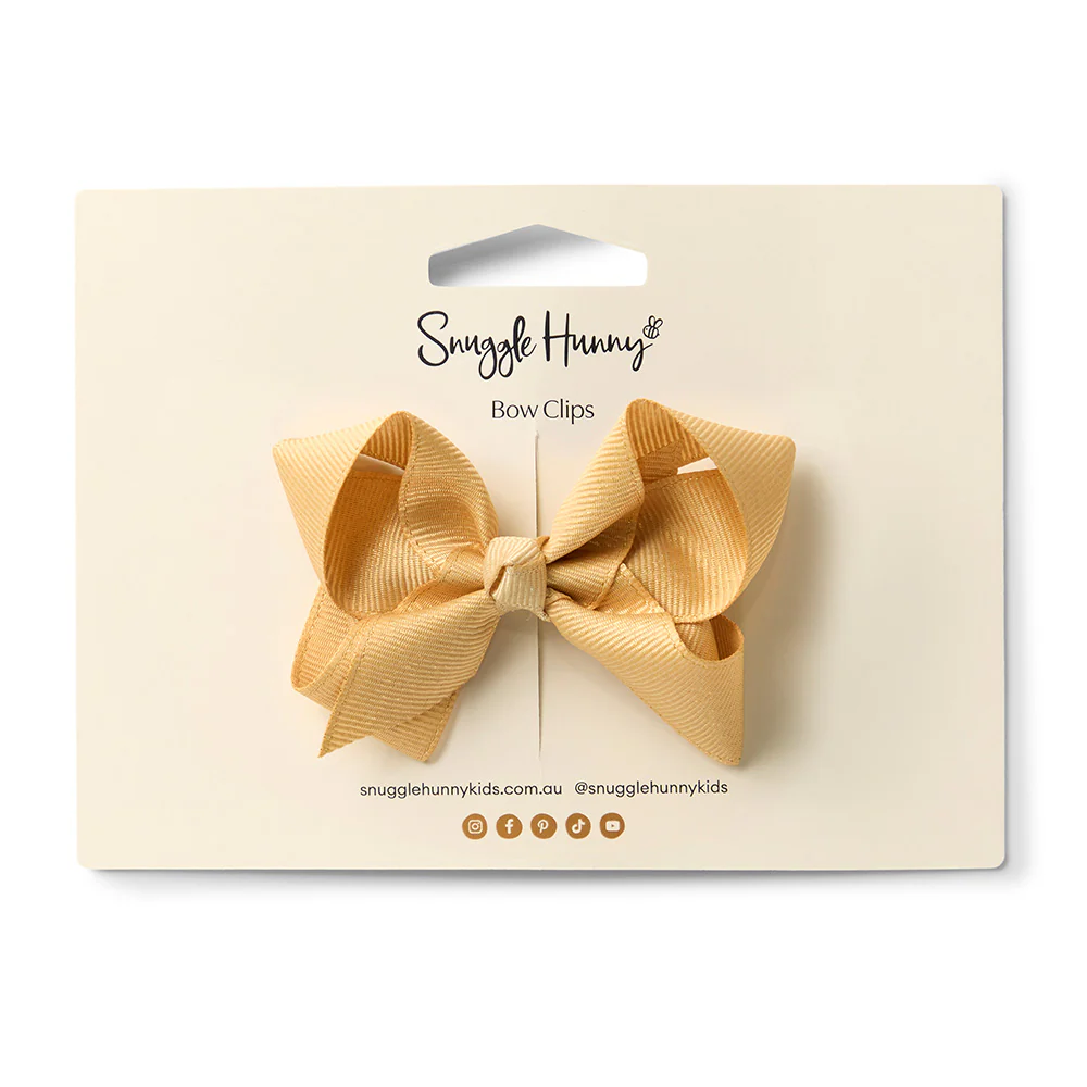 Gold Bow Hair Clip - Image 5