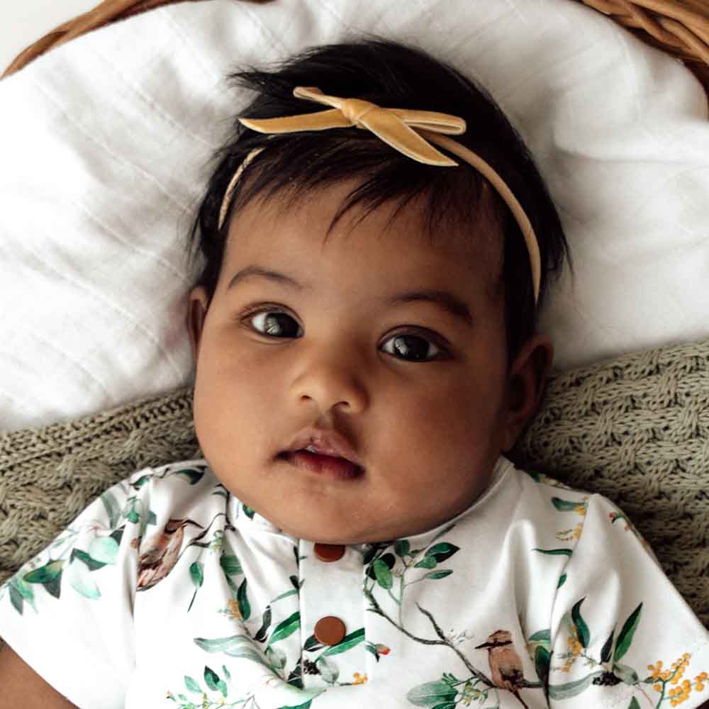 Gold Velvet Bow - Image 5