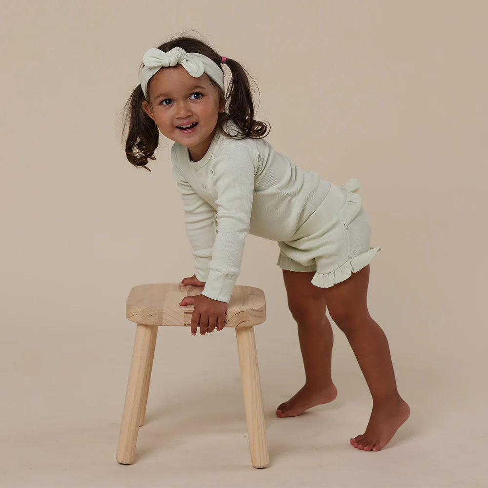 Honeydew Long Sleeve Organic Bodysuit - Image 5