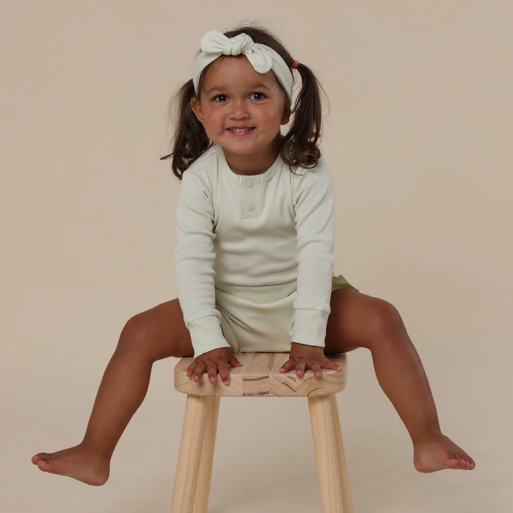 Honeydew Long Sleeve Organic Bodysuit - Image 7