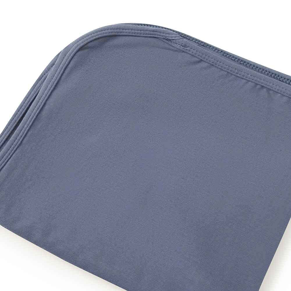 Indigo Organic Jersey Wrap & Beanie Set - Image 4