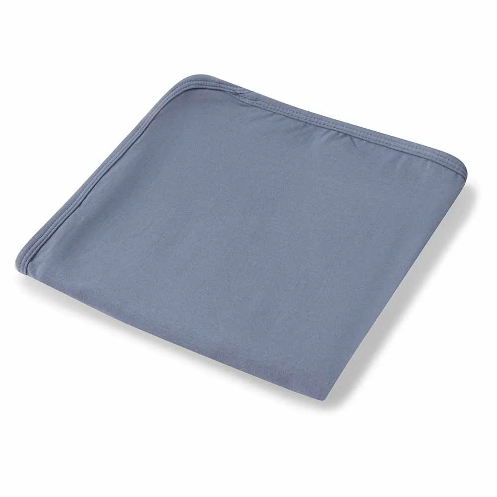 Indigo Organic Jersey Wrap & Beanie Set - Image 5