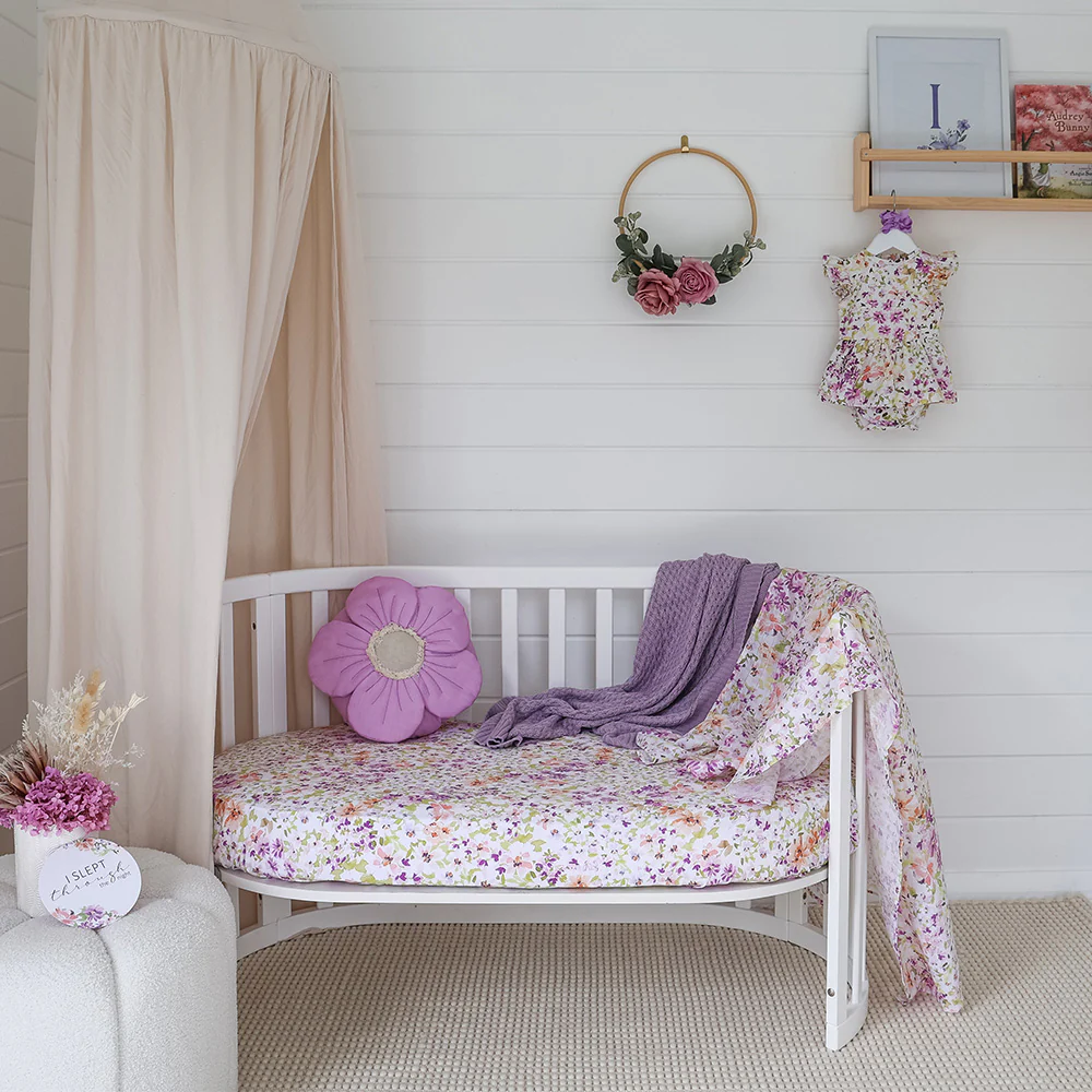 Isla Organic Fitted Cot Sheet - Image 3