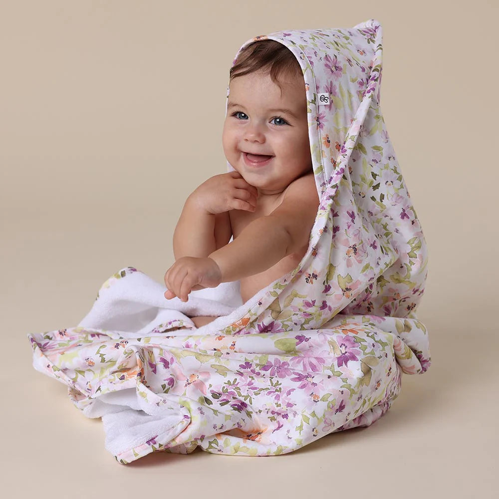 Isla Organic Hooded Baby Towel - Image 3
