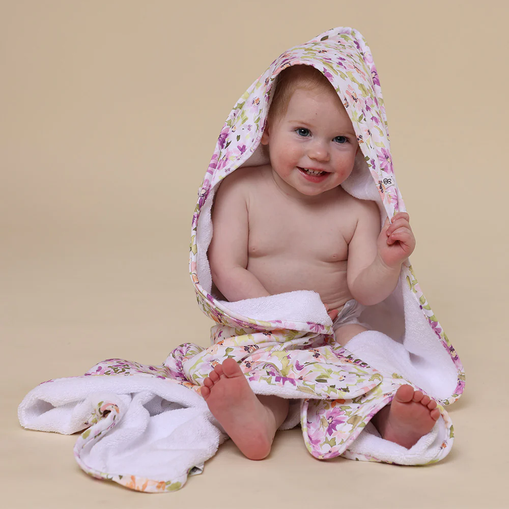 Isla Organic Hooded Baby Towel - Image 5