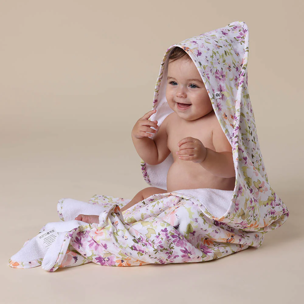 Isla Organic Hooded Baby Towel - Image 6
