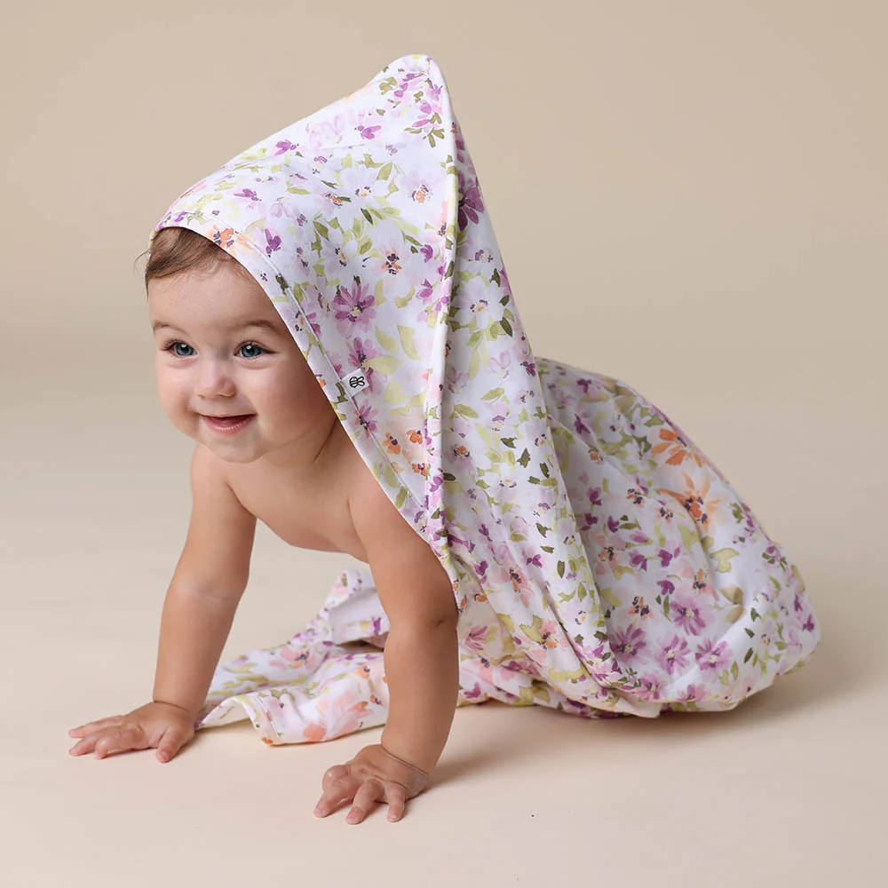 Isla Organic Hooded Baby Towel - Image 8