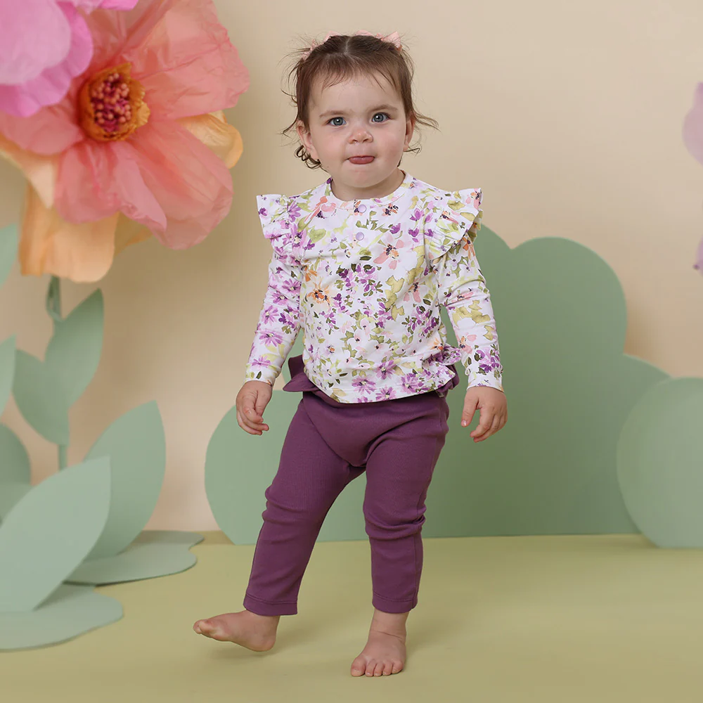 Isla Organic Long Sleeve Top with Frill - Image 6