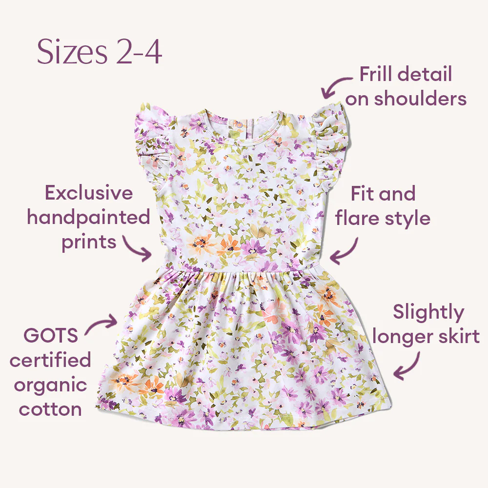 Isla Short Sleeve Organic Dress - Image 11