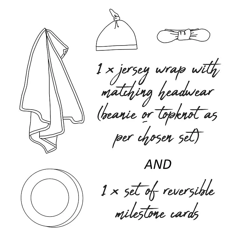 Organic Jersey Wrap + Milestone Card Set - Image 13