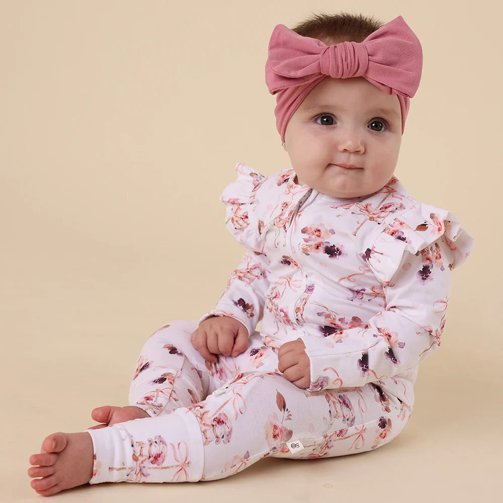 Jewel Pink Organic Oversized Bow - Image 12