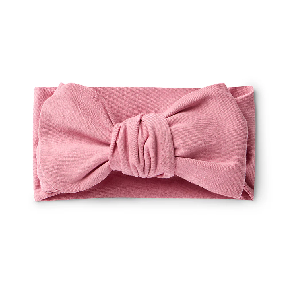 Jewel Pink Organic Oversized Bow - Image 2