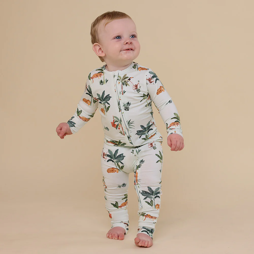 Jungle Organic Snugglesuit Convertible Romper - Image 3