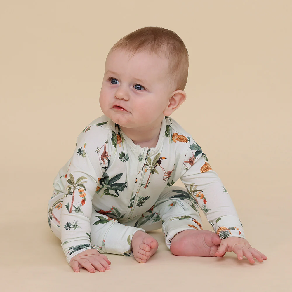 Jungle Organic Snugglesuit Convertible Romper - Image 4