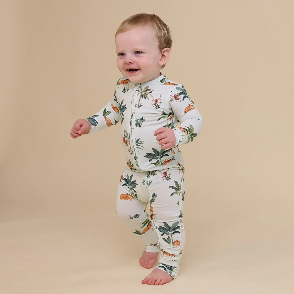 Jungle Organic Snugglesuit Convertible Romper - Image 5
