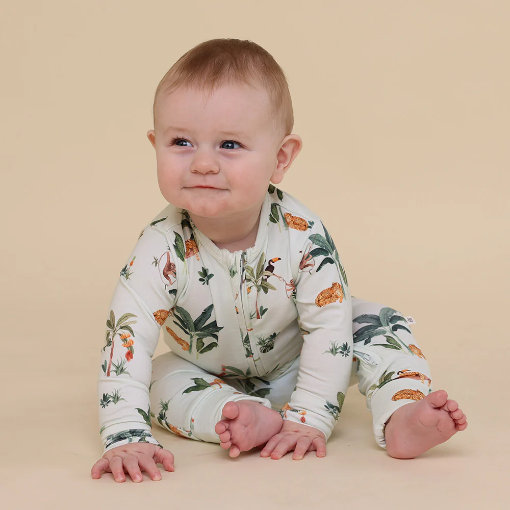 Jungle Organic Snugglesuit Convertible Romper - Image 6