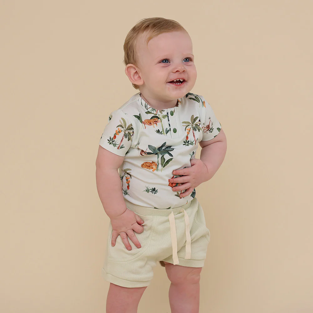 Jungle Short Sleeve Organic Bodysuit - Image 10