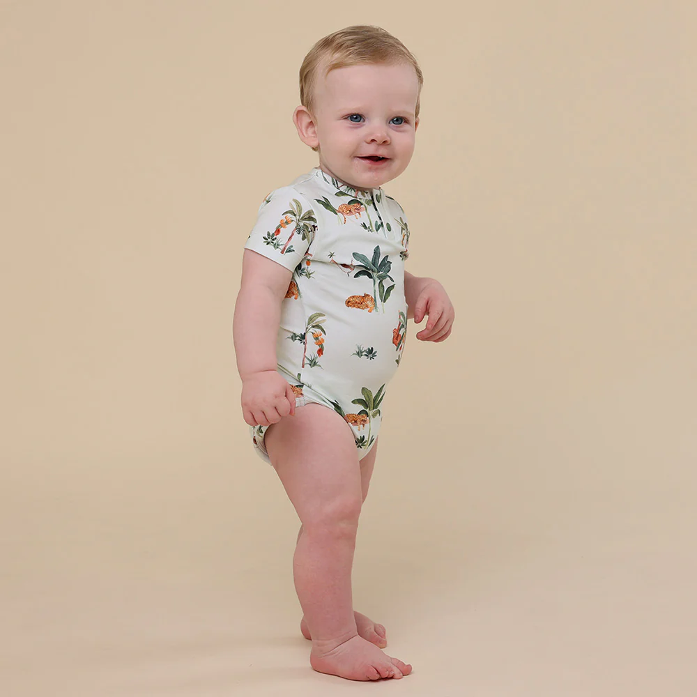 Jungle Short Sleeve Organic Bodysuit - Image 4