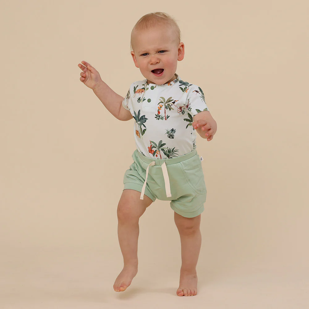 Jungle Short Sleeve Organic Bodysuit - Image 5