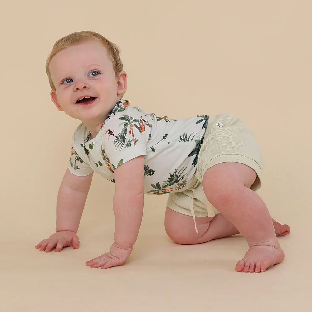 Jungle Short Sleeve Organic Bodysuit - Image 6