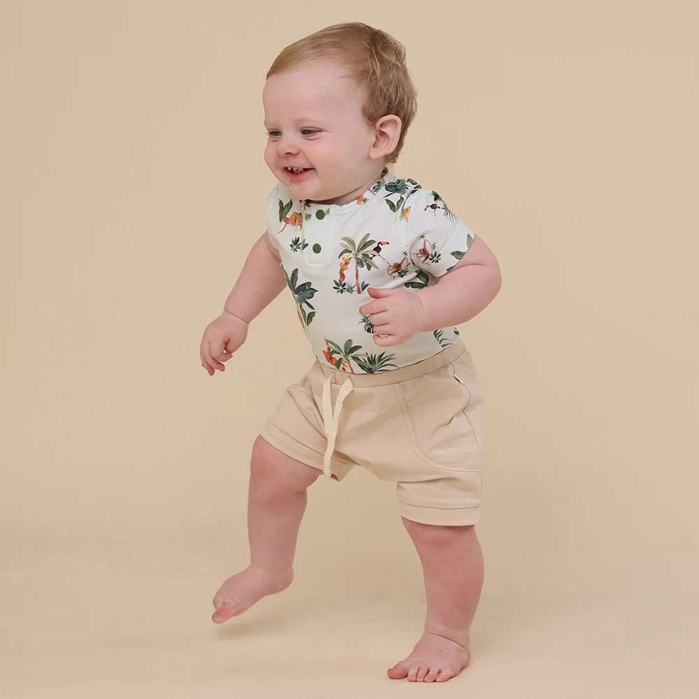 Jungle Short Sleeve Organic Bodysuit - Image 8
