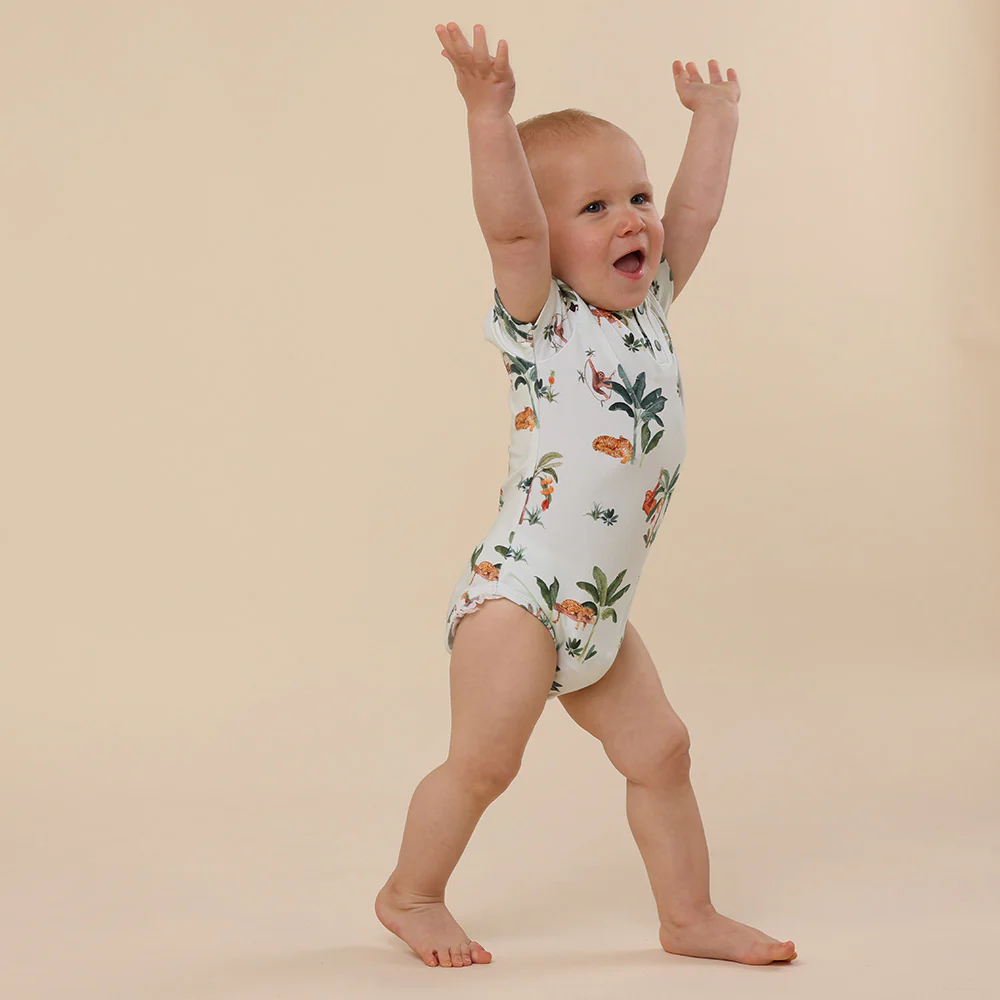 Jungle Short Sleeve Organic Bodysuit - Image 9