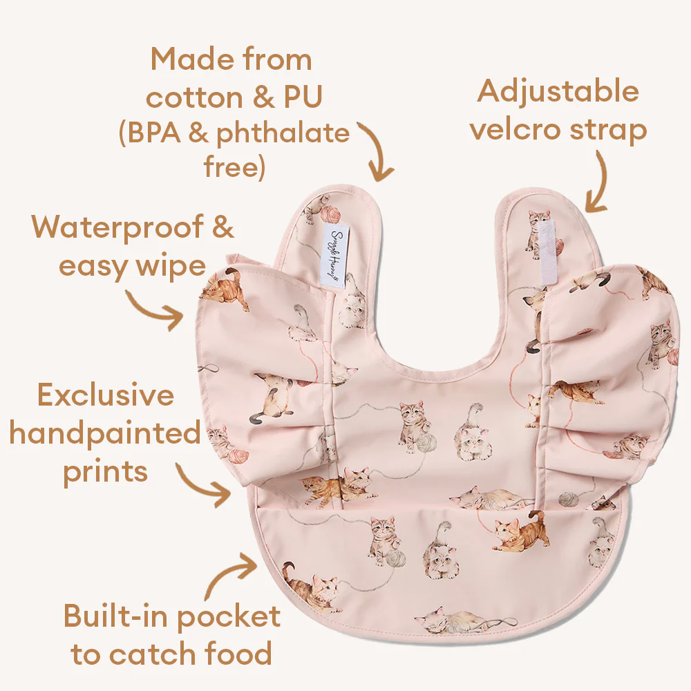 Kittens Frill Snuggle Bib - Image 4