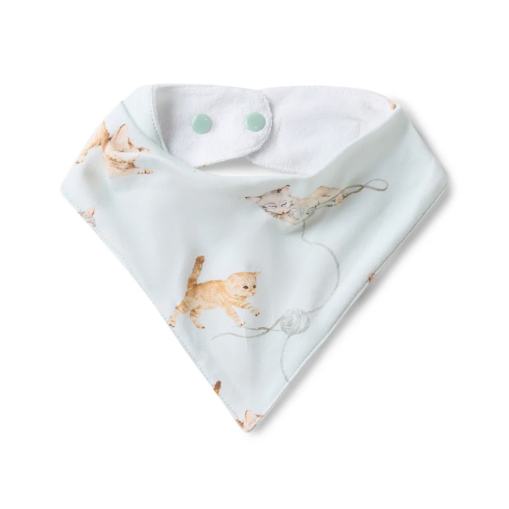 Kittens Organic Dribble Bib - Image 3