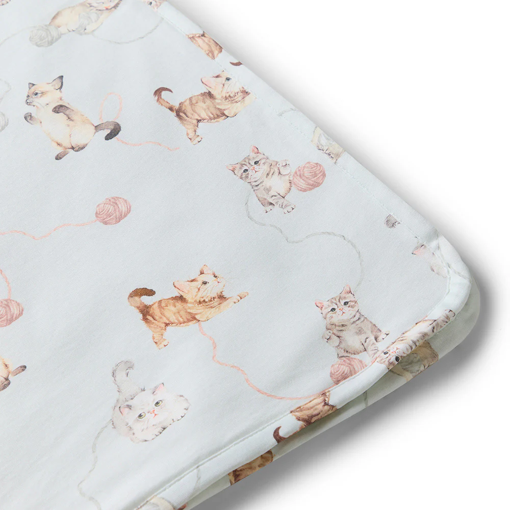 Kittens Organic Hooded Baby Towel - Image 6