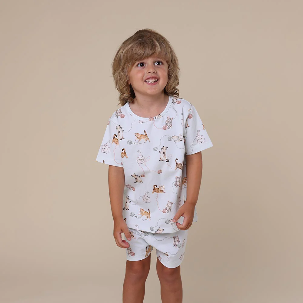 Kittens Organic Kids PJ Set - Image 4