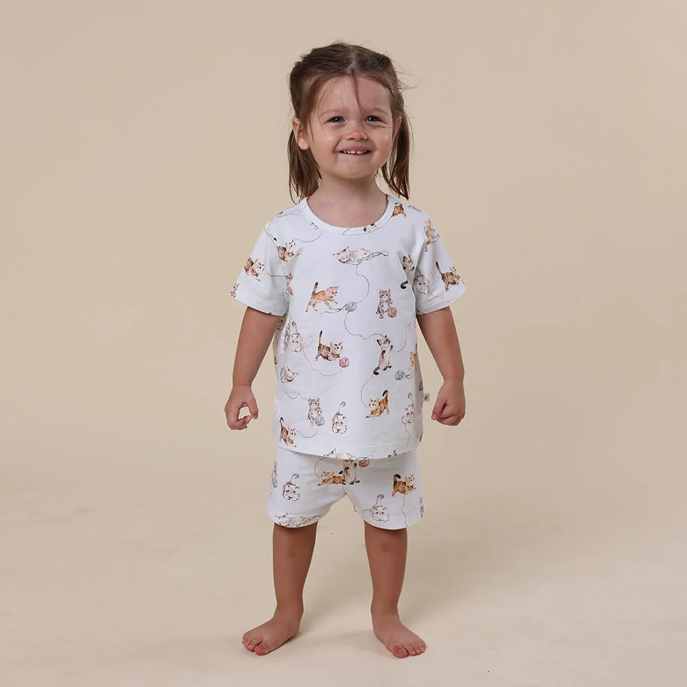 Kittens Organic Kids PJ Set - Image 7