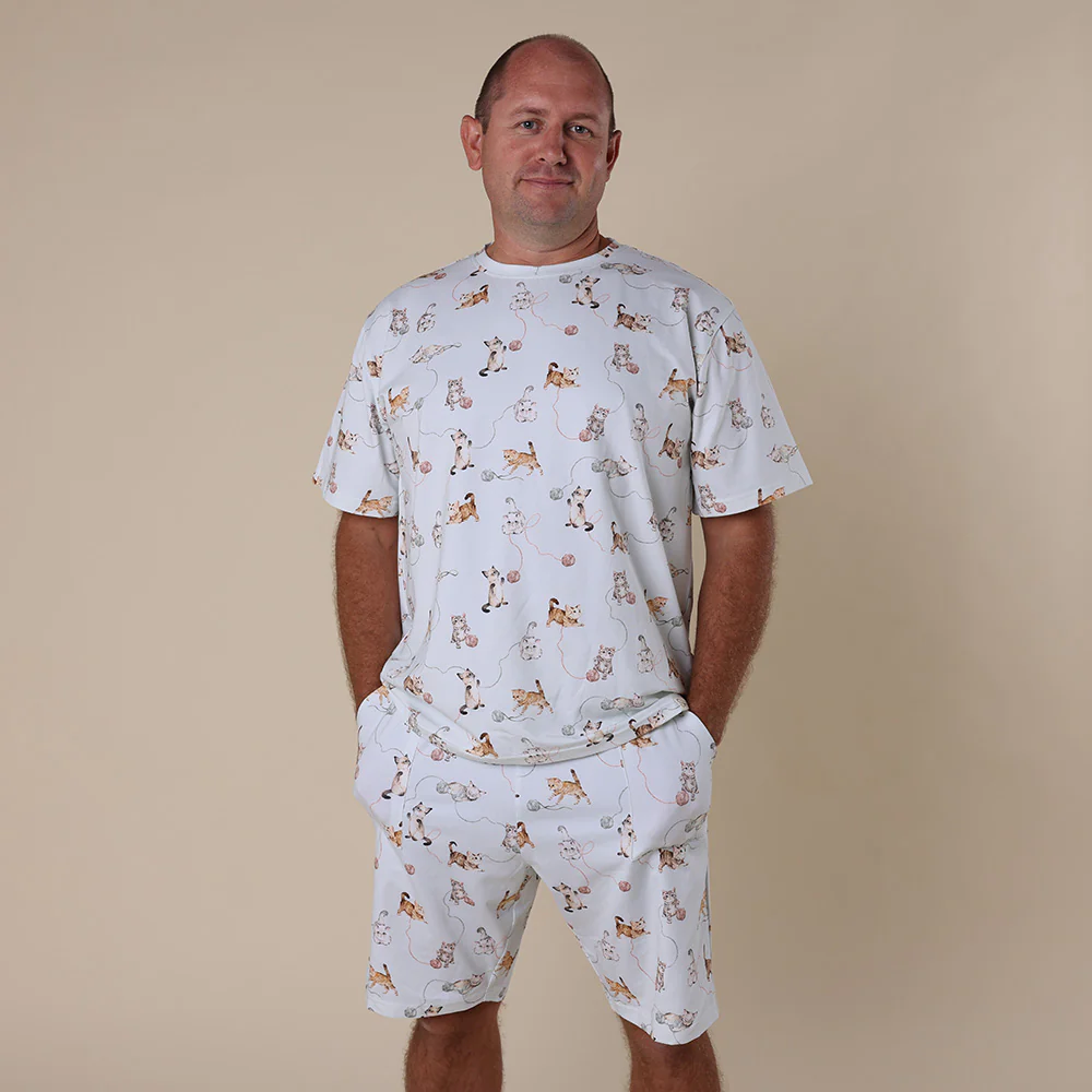 Kittens Organic Mens PJ Set - Image 5