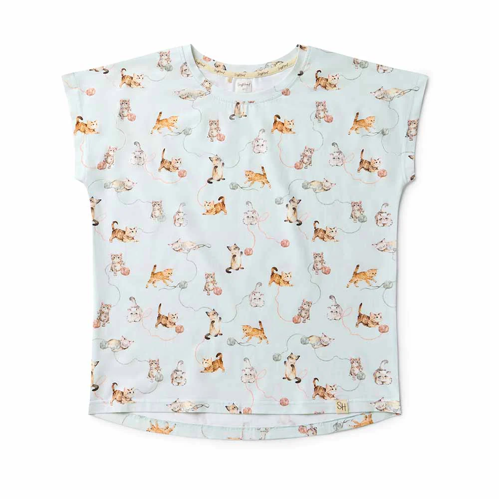 Kittens Organic Womens PJ Set - Image 2