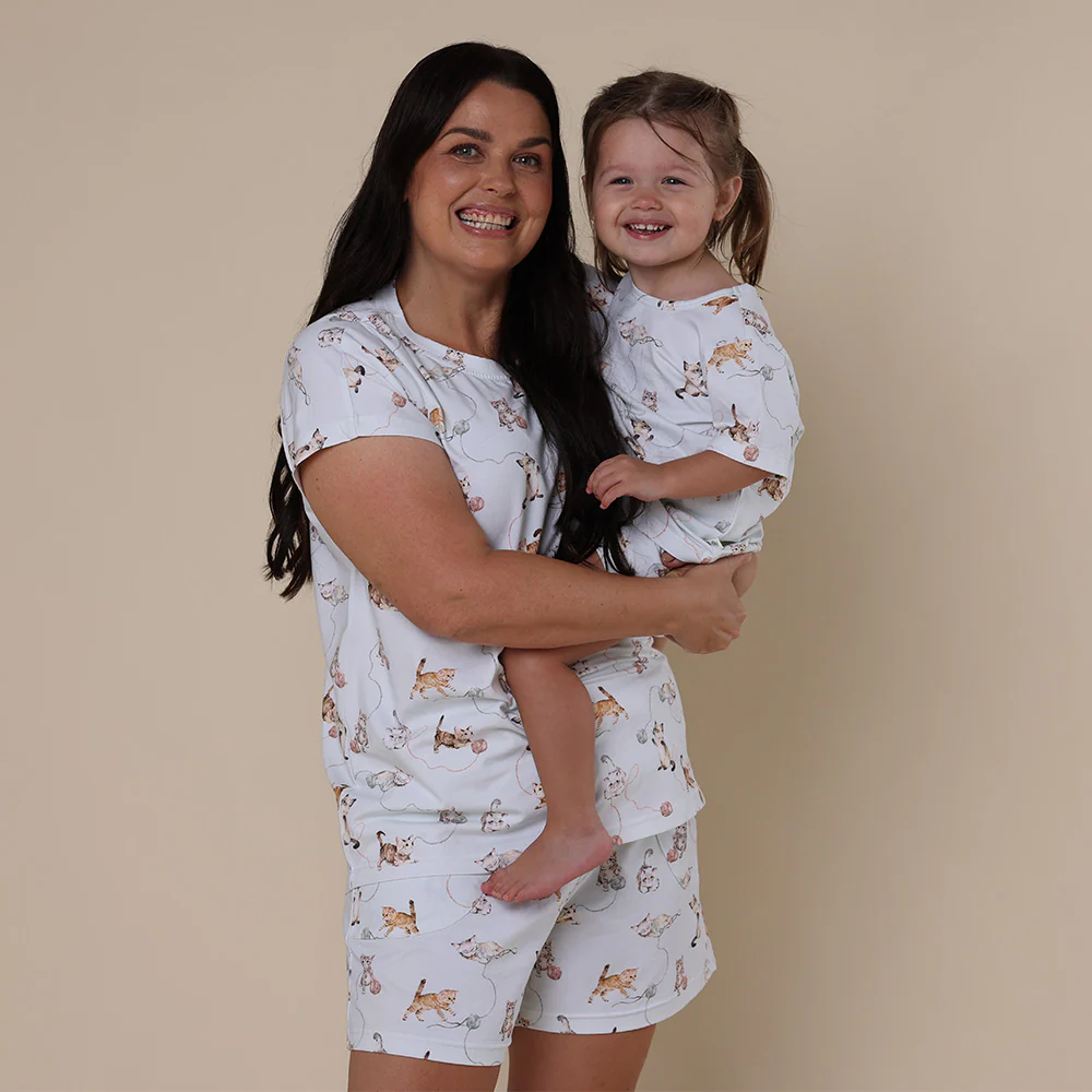 Kittens Organic Womens PJ Set - Image 7