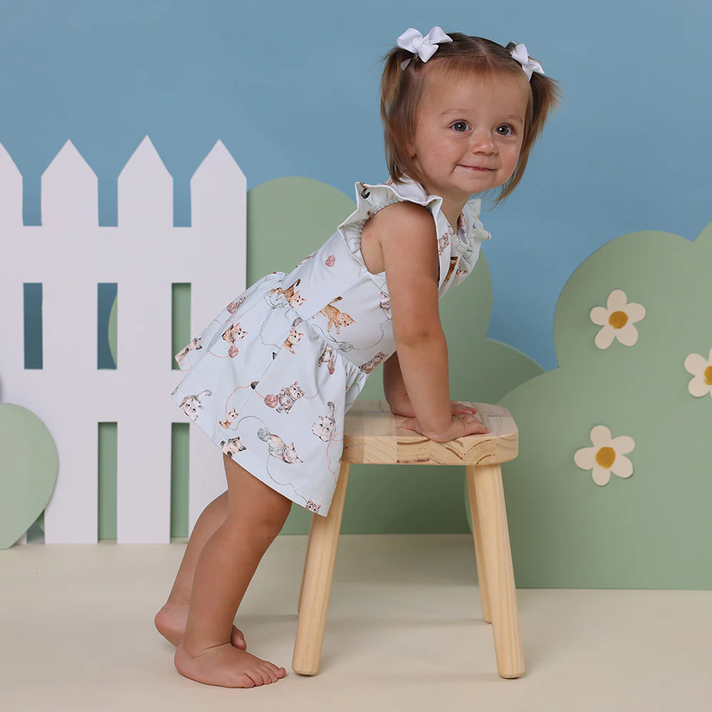 Kittens Short Sleeve Organic Dress - Image 12