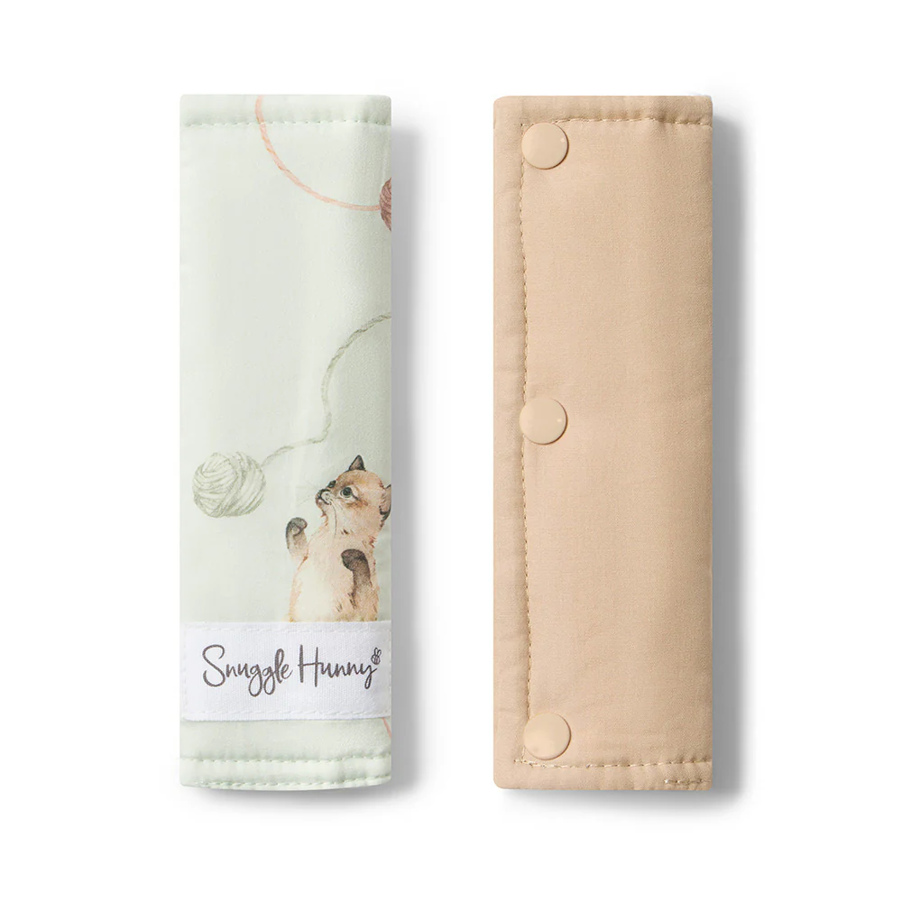 Kittens Universal Reversible Pram Strap Covers
