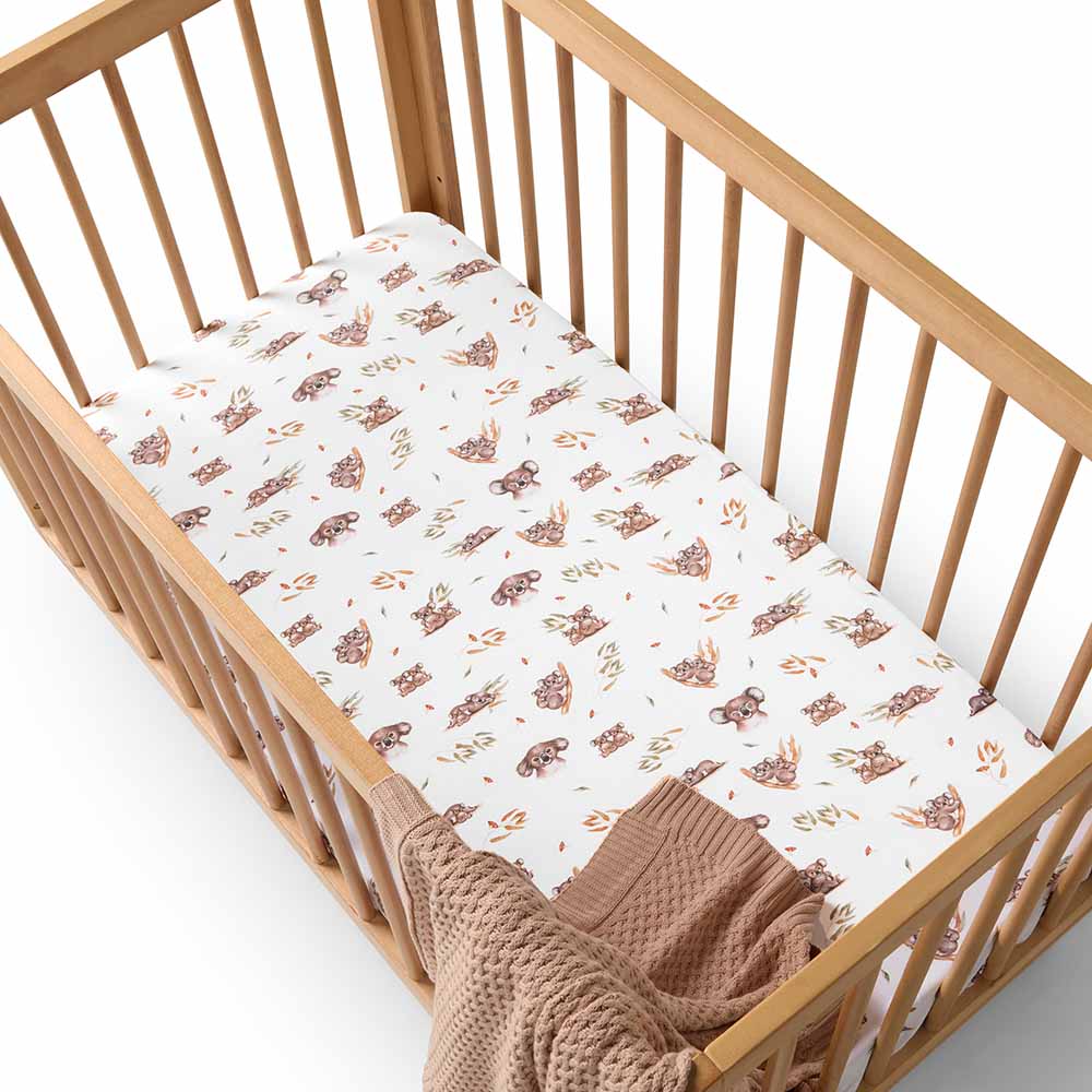 Koala Organic Fitted Cot Sheet - Image 3
