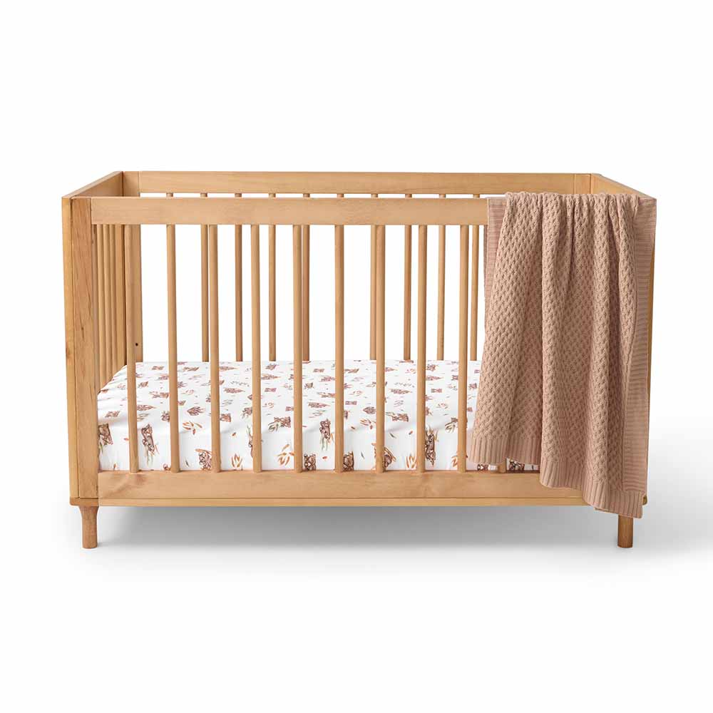 Koala Organic Fitted Cot Sheet - Image 4