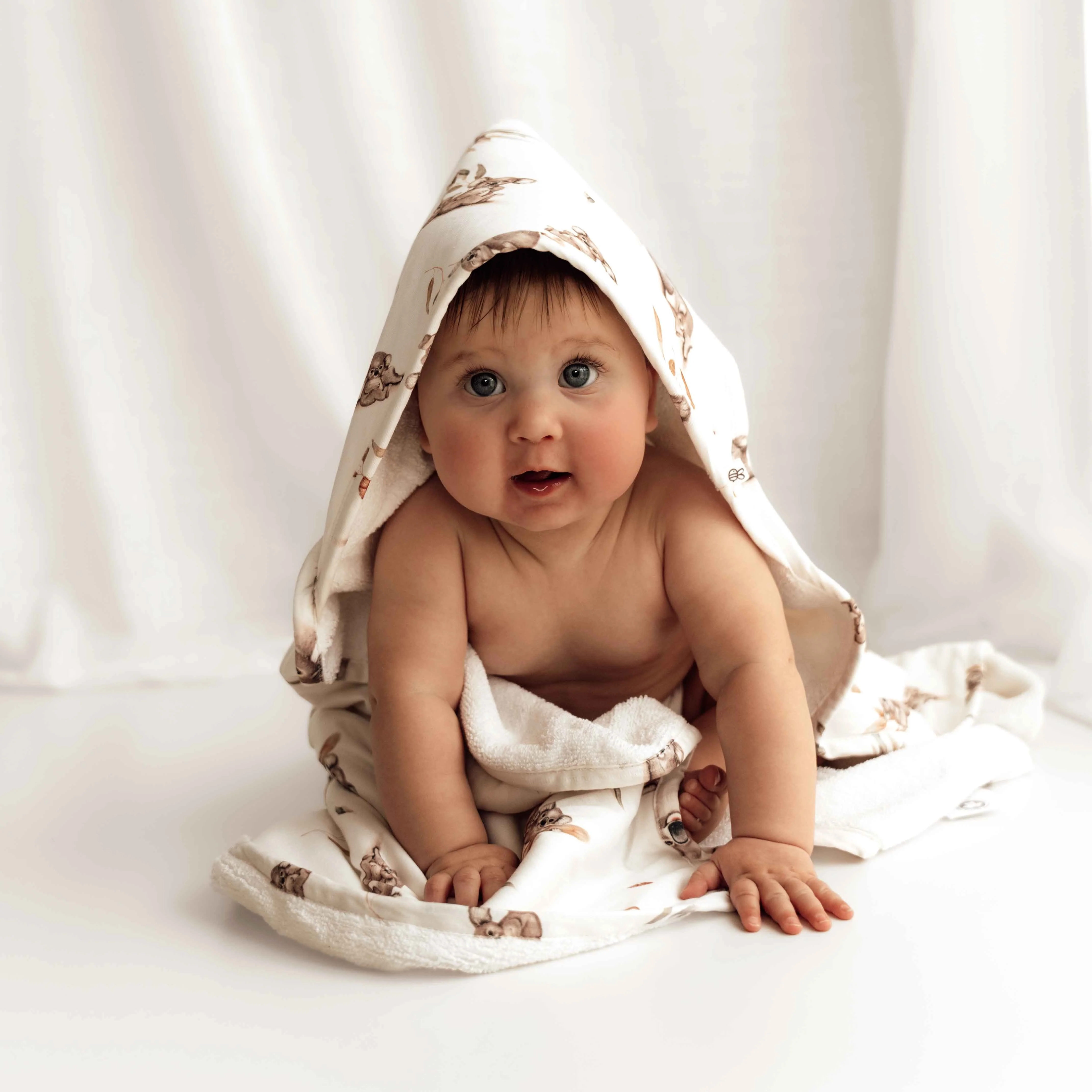 Koala Organic Hooded Baby Towel - Image 6