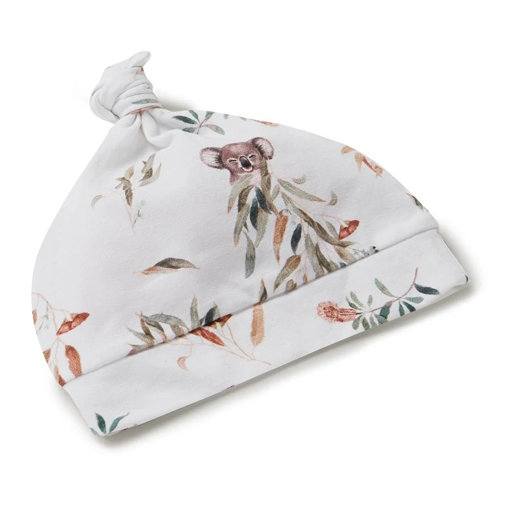Koala Organic Jersey Wrap & Beanie Set - Image 5