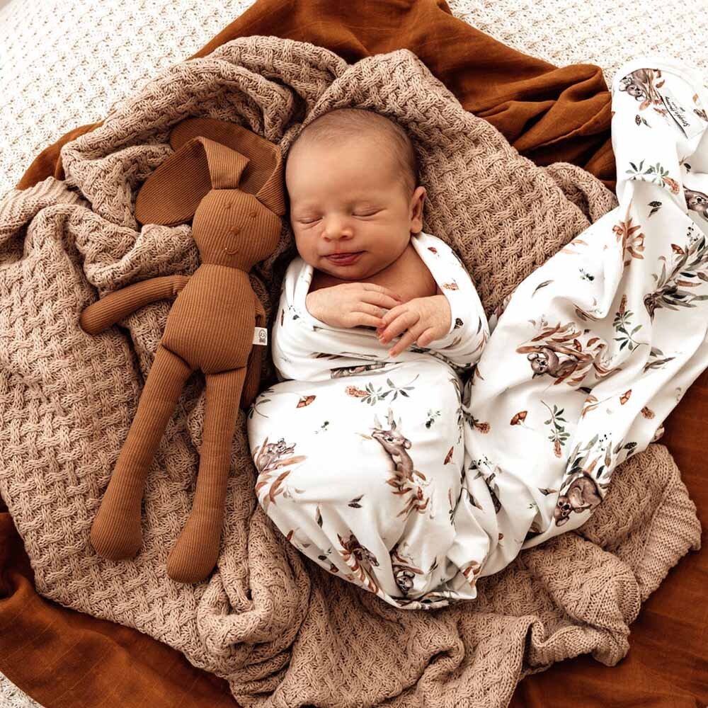 Koala Organic Jersey Wrap & Beanie Set - Image 7