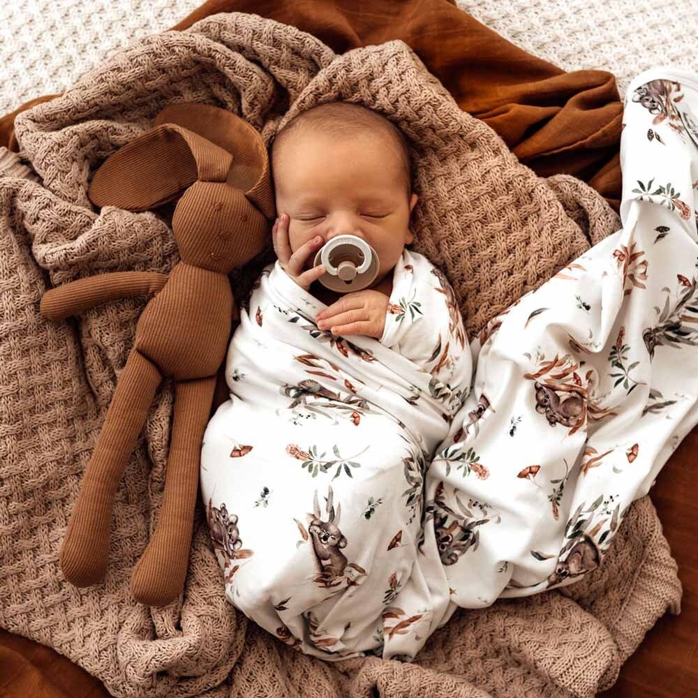 Koala Organic Jersey Wrap & Beanie Set - Image 8