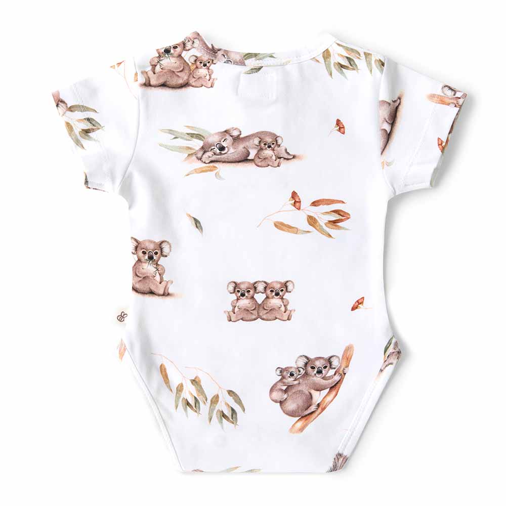 Koala Short Sleeve Organic Bodysuit - Image 6
