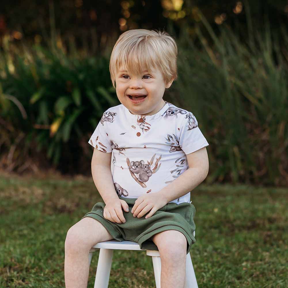 Koala Short Sleeve Organic Bodysuit - Image 9